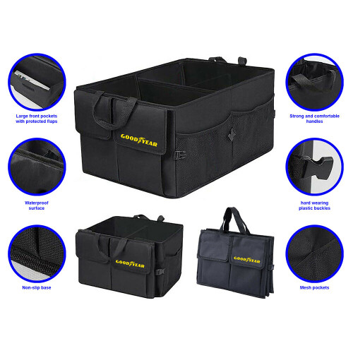 Goodyear Car Multipurpose Organizer Boot Protector Detachable Waterproof 1