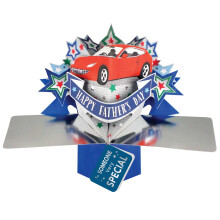 Happy Father's Day To Someone Very Special Red Car Pop Up Card 3D Greeting Cards