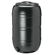 Strata Products Ltd Ward GN325 210L Water Butt including Tap and Lockable Lid - Green/black