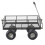00; GOR800B-COM; 800-lb. Steel Utility Cart - Black 7