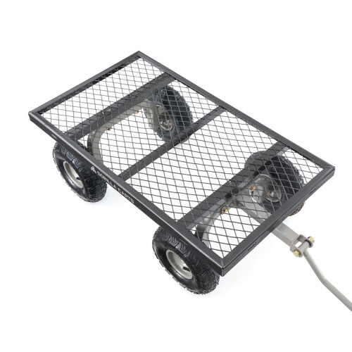 00; GOR800B-COM; 800-lb. Steel Utility Cart - Black 2