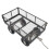 00; GOR800B-COM; 800-lb. Steel Utility Cart - Black 4