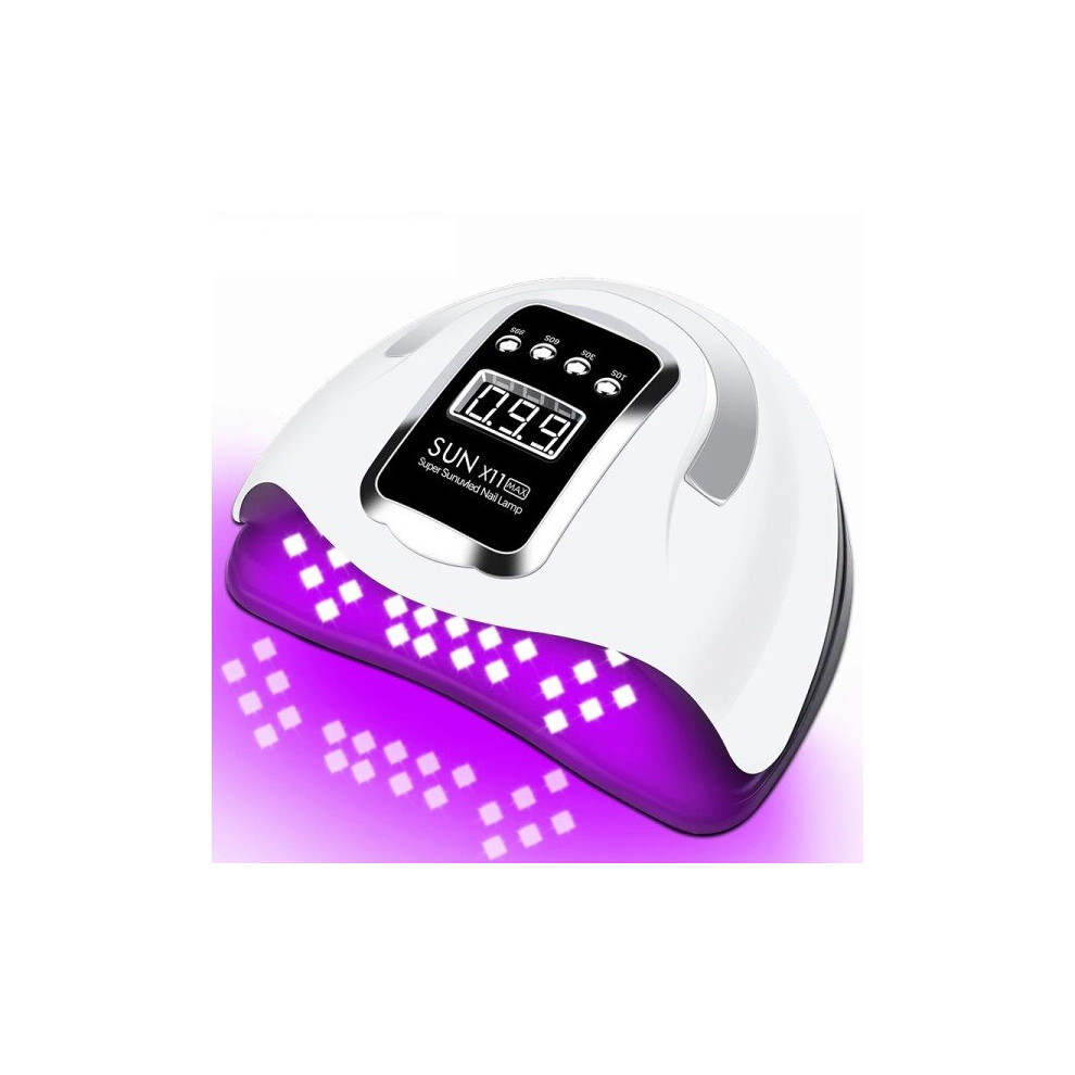 Powerful 66LEDs UV LED Lamp For Nails Gel Polish Drying Nail Lamp With Smart Sensor Manicure Machine