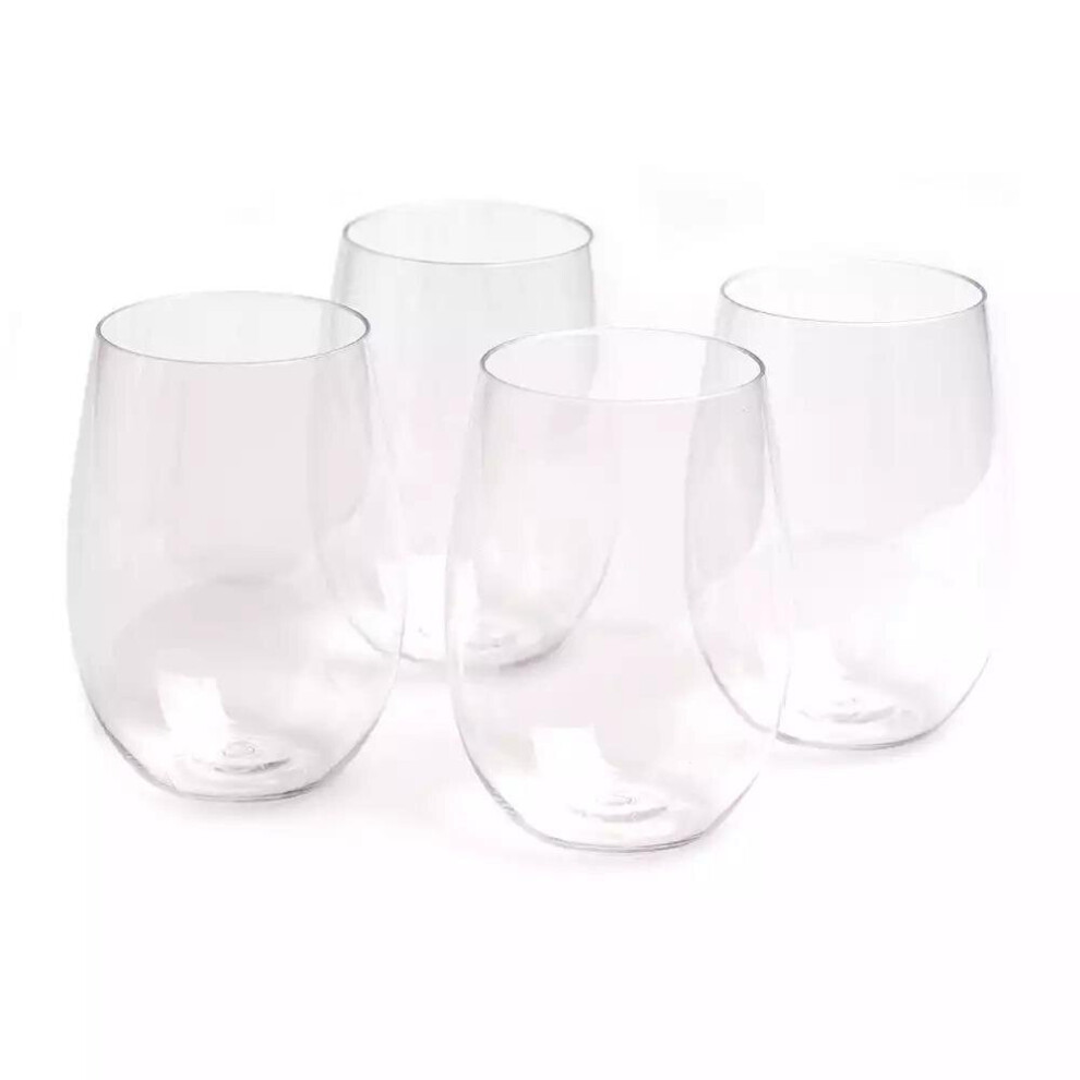 00; 8257; CLEVERSPA 16OZ TUMBLER GLASSES - 4 PACK