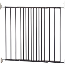 Scandinavian Pet Design SPD Wide Extending Pet Gate, Black