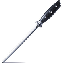 SHAN ZU Honing Steel Professional Knife Sharpening Steel Sharpening Rod 20CM for Stainless Steel Kitchen Knife