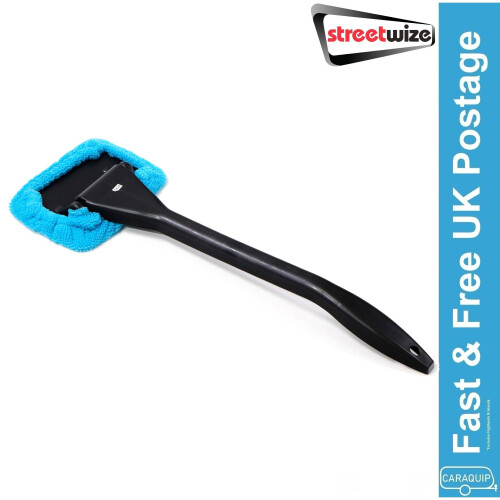 Streetwize Microfibre Long Reach Windscreen Glass Easy Cleaner