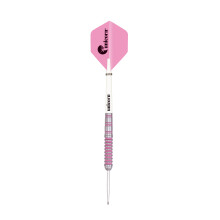 (22G) Unicorn Autograph Dart Set Tungsten Style 1 Steel Tip Pink Ringed 22/24/26/28g