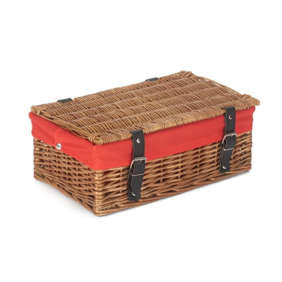 Wicker Double Steamed Unlined 35cm Empty Hamper Basket