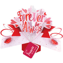 Forever & Always My Fiancee Pop Up Card Valentine's, Birthday, Any Occasion