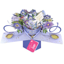 Pop Up Hummingbird & Flowers To The One I Love Card Suit Any Occasion