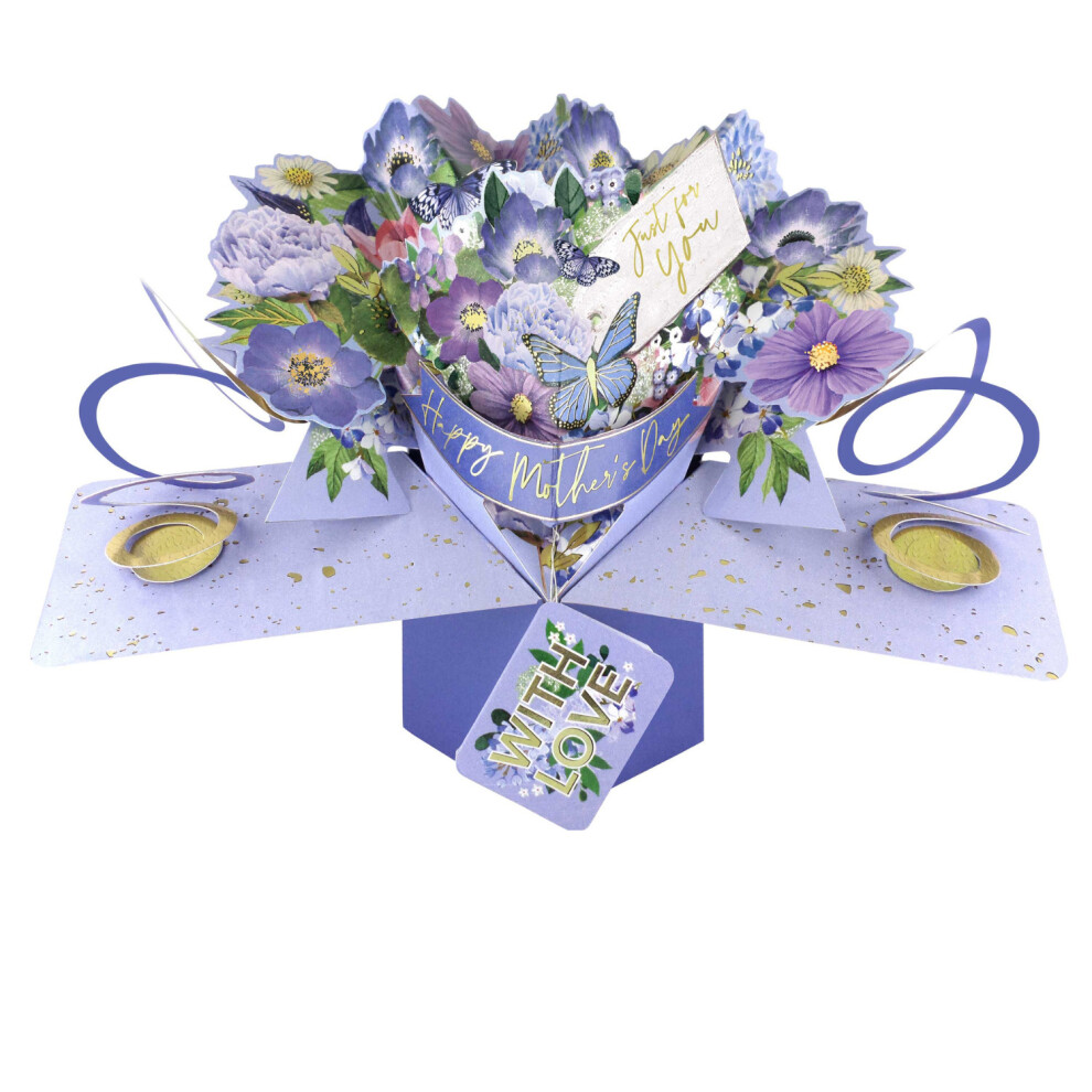 Second Nature Happy Mother's Day Pop Up Bouquet Flowers Mother's Day Greeting Card 3D Cards