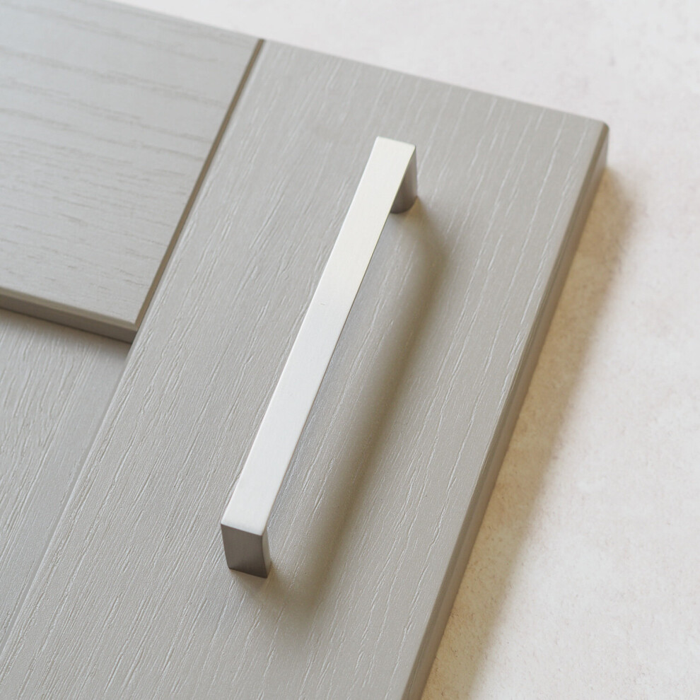 (128Mm Handle) Brushed Nickel Handle 96Mm 128Mm 160Mm 224Mm 320Mm 5060796700022