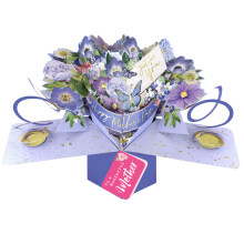 Pop Up Hummingbird & Flowers To A Wonderful Mother Card Suit Any Occasion