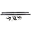 Ford Ranger T6 2011-On 4'' Oval Running Boards Side Steps Black 2