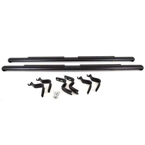 Ford Ranger T6 2011-On 4'' Oval Running Boards Side Steps Black 1