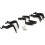 Ford Ranger T6 2011-On 4'' Oval Running Boards Side Steps Black 6