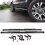 Ford Ranger T6 2011-On 4'' Oval Running Boards Side Steps Black 1
