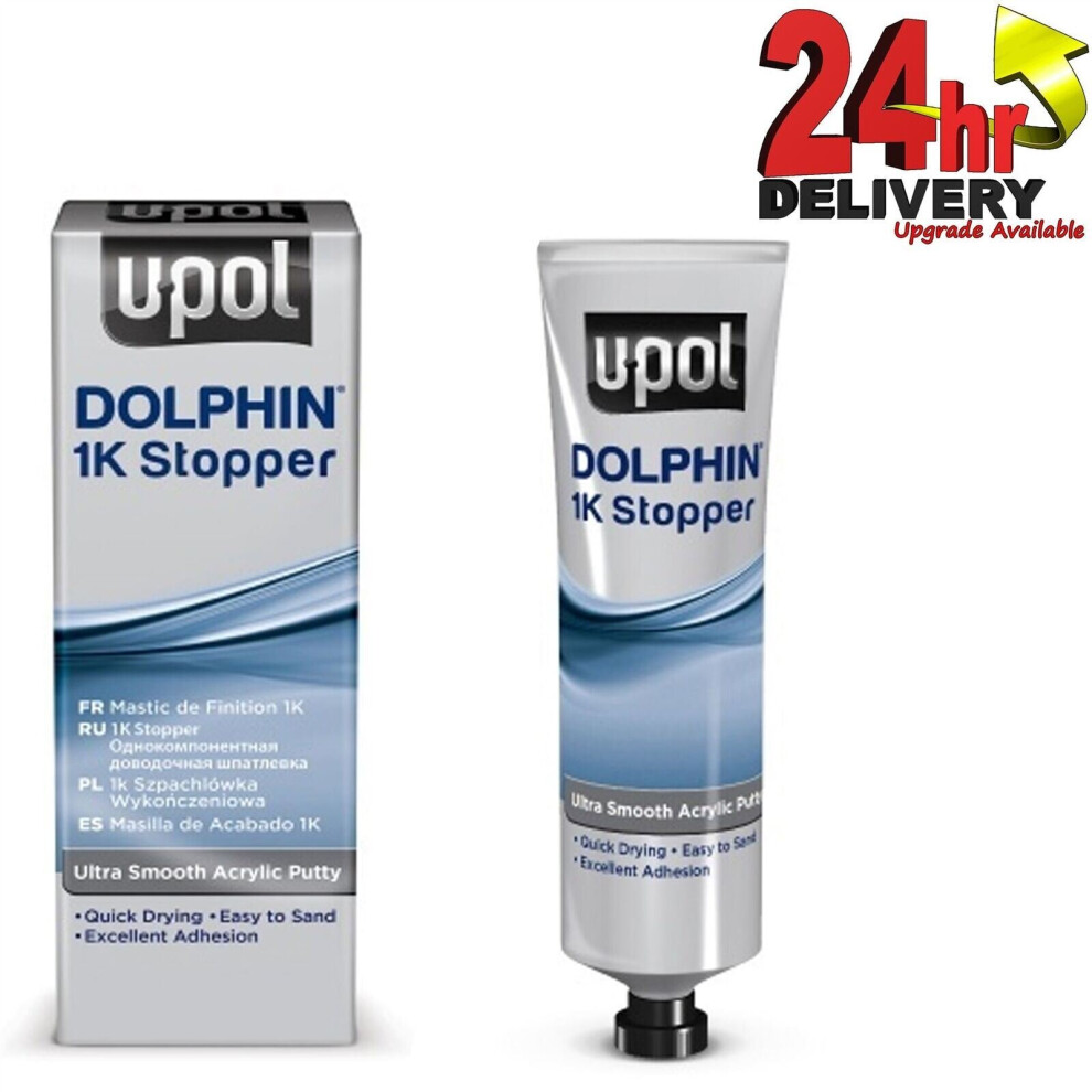 U-Pol Dolphin Car Body Filler 200G 1K Stopper Repair - No Hardener Needed Upol 3871115587871