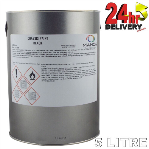 Commercial Vehicle Chassis Black Paint 5L