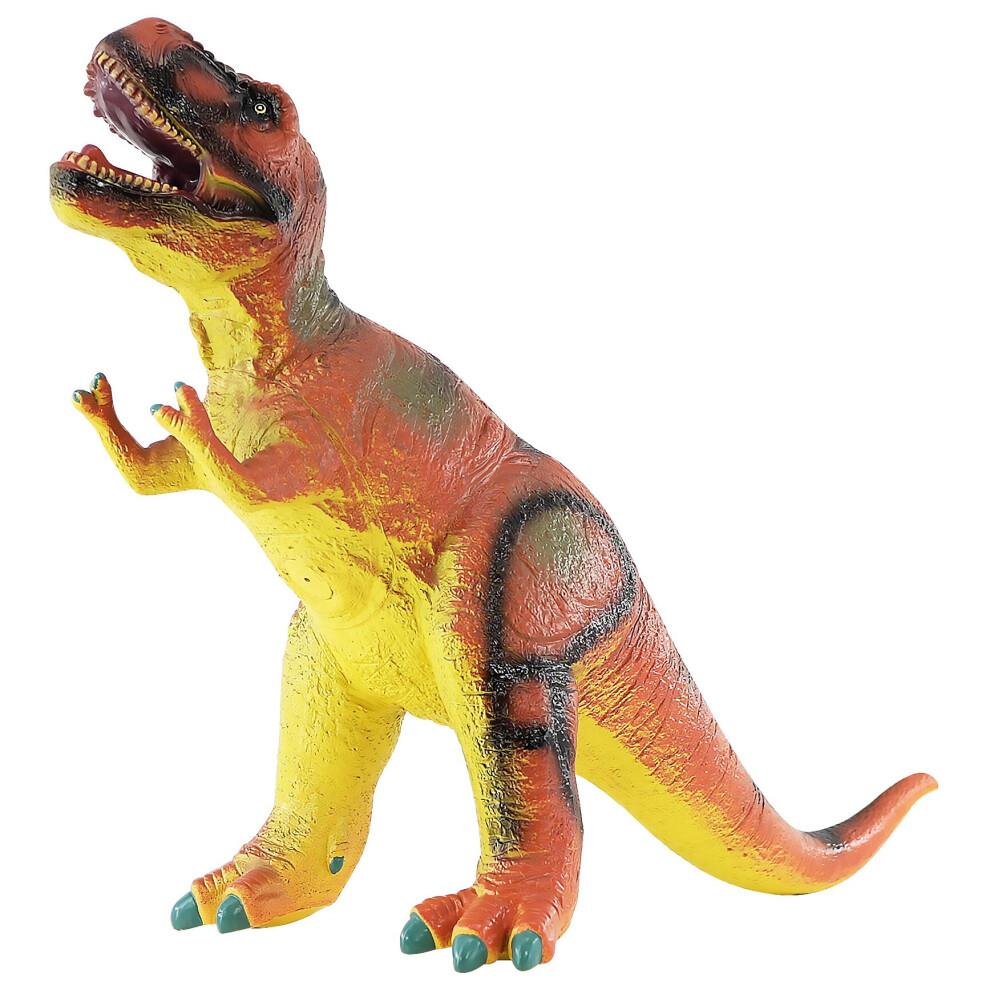 The Magic Toy Shop 14 inch T-Rex Large Soft Foam Rubber Stuffed Dinosaur Toy Action Play Figure