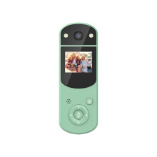 (Green) Handheld Action Camera Mini Digital Dv Camcorder With Back Clip For Outdoor Travel