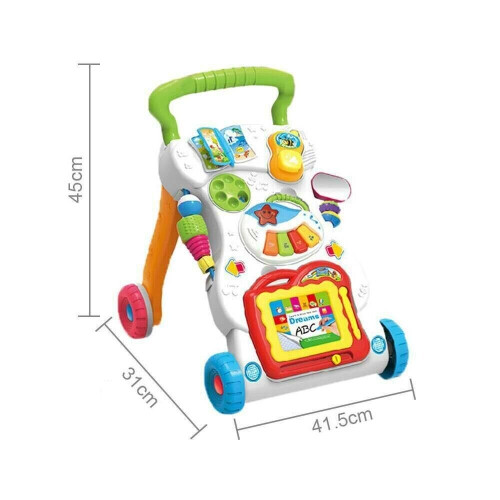 Baby Walker First Steps Activity Multifunction Bouncer Toys Car 1
