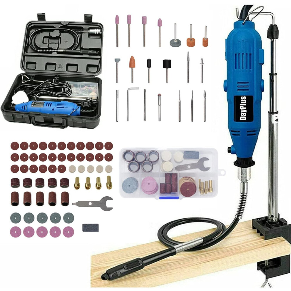 Rotary Drill Grinder Engraving Multi Rotary Tool 80PC Dremel Type Acces+Case