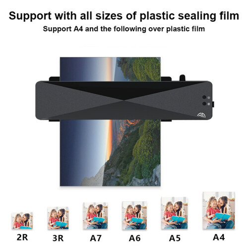 (EU Plug) Hot Laminator Portable A4 Laminating Machine With Cold Hot Mode For Home Office 1