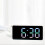 (White) Electronic Digital Alarm Clock Table Snooze Mirror Led Clock For Bedroom 4