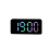 (Black) Electronic Digital Alarm Clock Table Snooze Mirror Led Clock For Bedroom 1