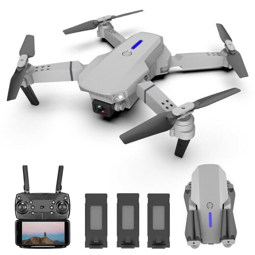 Pro RC Drone 4K HD Dual Camera WIFI FPV Quadcopter with 3 Batteries 1