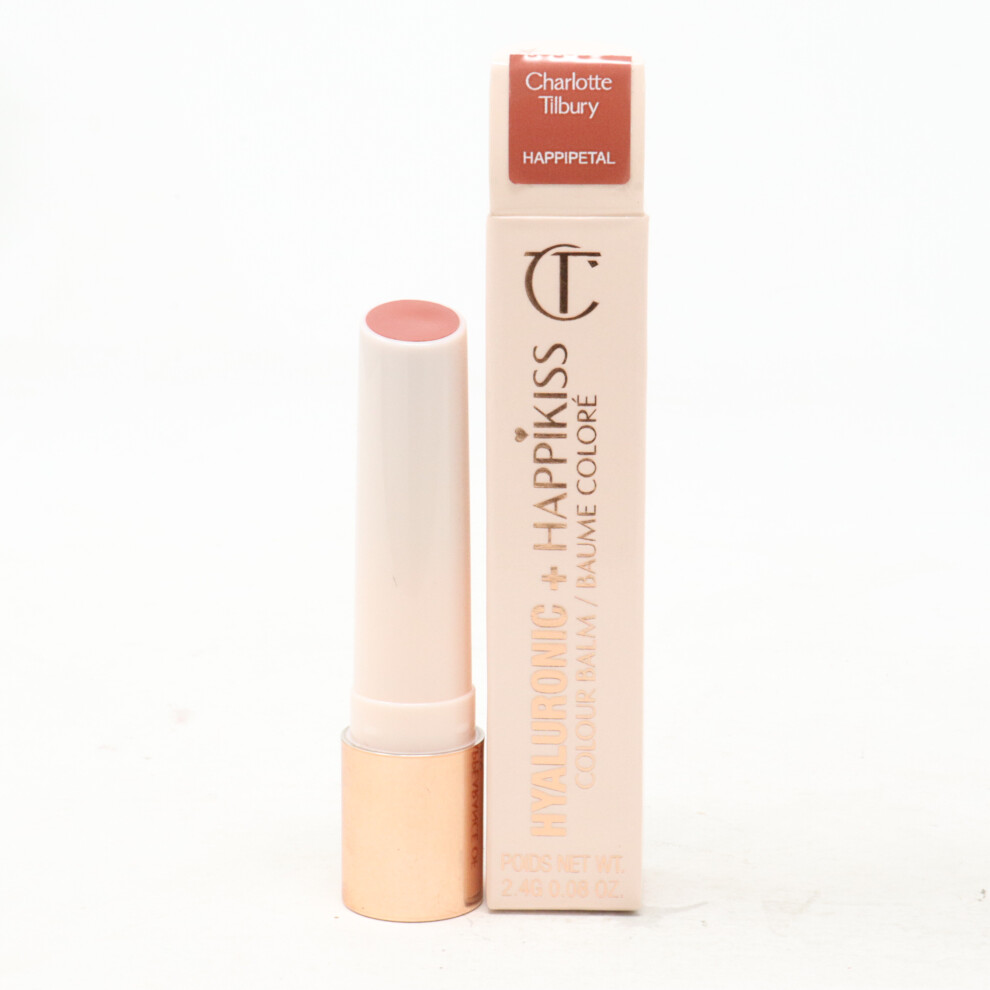 (Happipetal) Charlotte Tilbury Hyaluronic Happikiss Lipstick Balm  0.08oz/2.4g New With Box