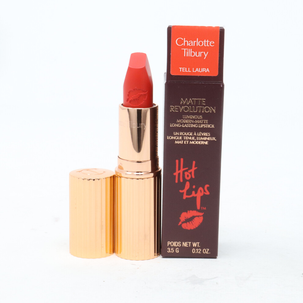 (Tell Laura) Charlotte Tilbury Matte Revolution Lipstick  0.12oz/3.5g New With Box