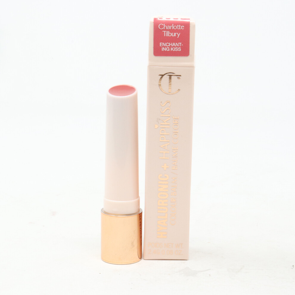 (Enchant-Ing Kiss) Charlotte Tilbury Hyaluronic Happikiss Lipstick Balm  0.08oz/2.4g New With Box