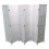 (6 PANEL) WHITE 4/6 PANEL WICKER ROOM DIVIDER PARTITION 1
