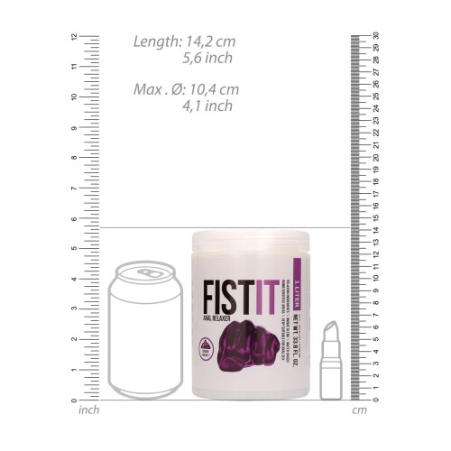 Fist It by Shots Afslappende Anal Smøremiddel 1000 ml 1