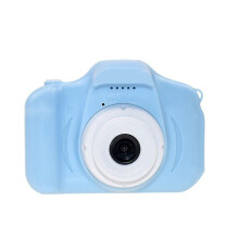 (Blue) Kids Camera Mini Rechargeable Hd Children Digital Video Camera Toy Camera Gifts
