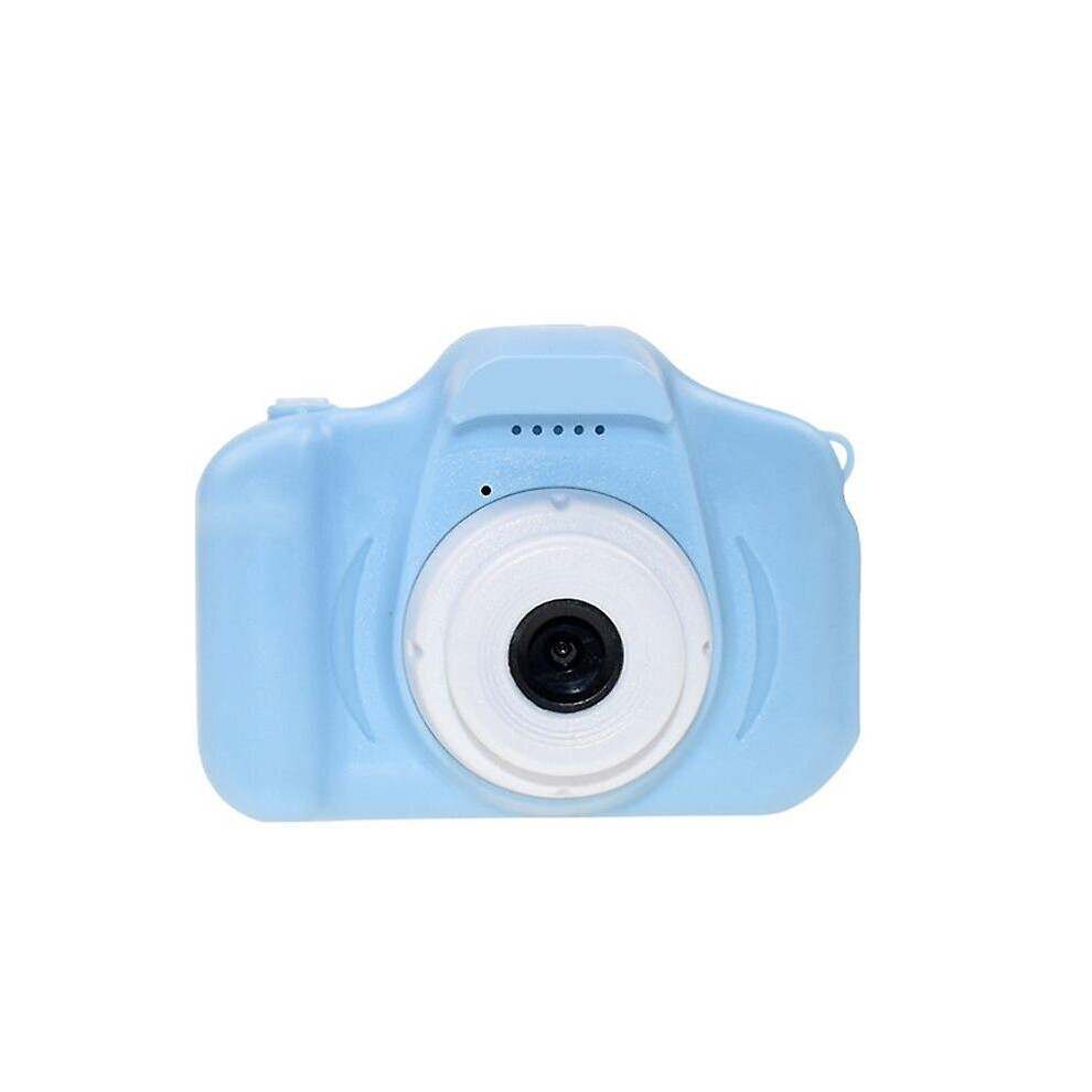 (Blue) Kids Camera Mini Rechargeable Hd Children Digital Video Camera Toy Camera Gifts