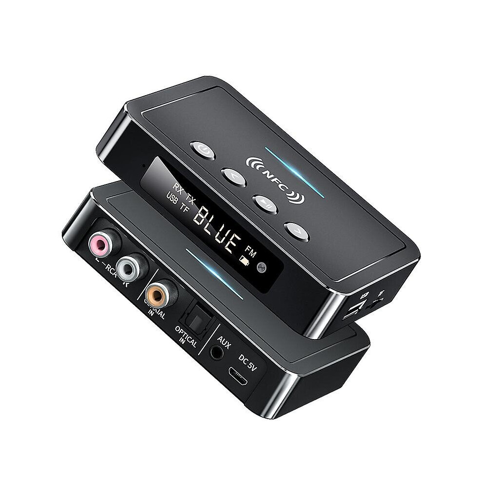 Bluetooth 5.0 Transmitter Nfc Bluetooth Receiver Optical Wireless Audio Adapter 768649786456