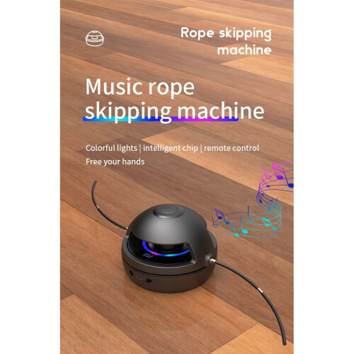 (Off-white) Automatic intelligent rope skipping machine with Bluetooth counting 2