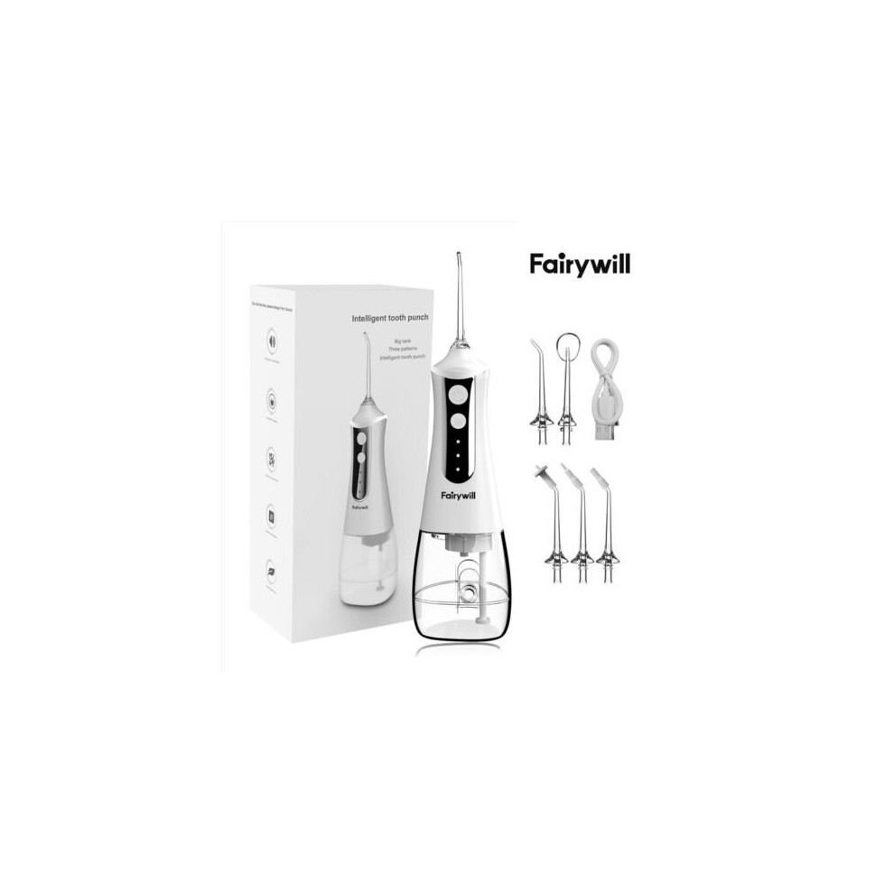 Fairywill Cordless Plus Dental Water Flosser Teeth Flossing Water Jet
