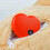 Heartbeat Pet Άγχος Plush παιχνίδι σκυλιών παιχνίδι ύπνου παρηγορητή 4