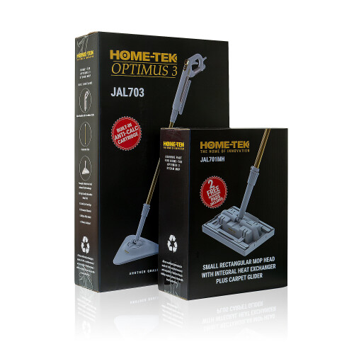 HOME-TEK Optimus 3 Modular Steam Mop System Special Bundle Pack