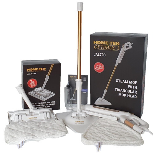 HOME-TEK Optimus 3 Modular Steam Mop System Special Bundle Pack 1
