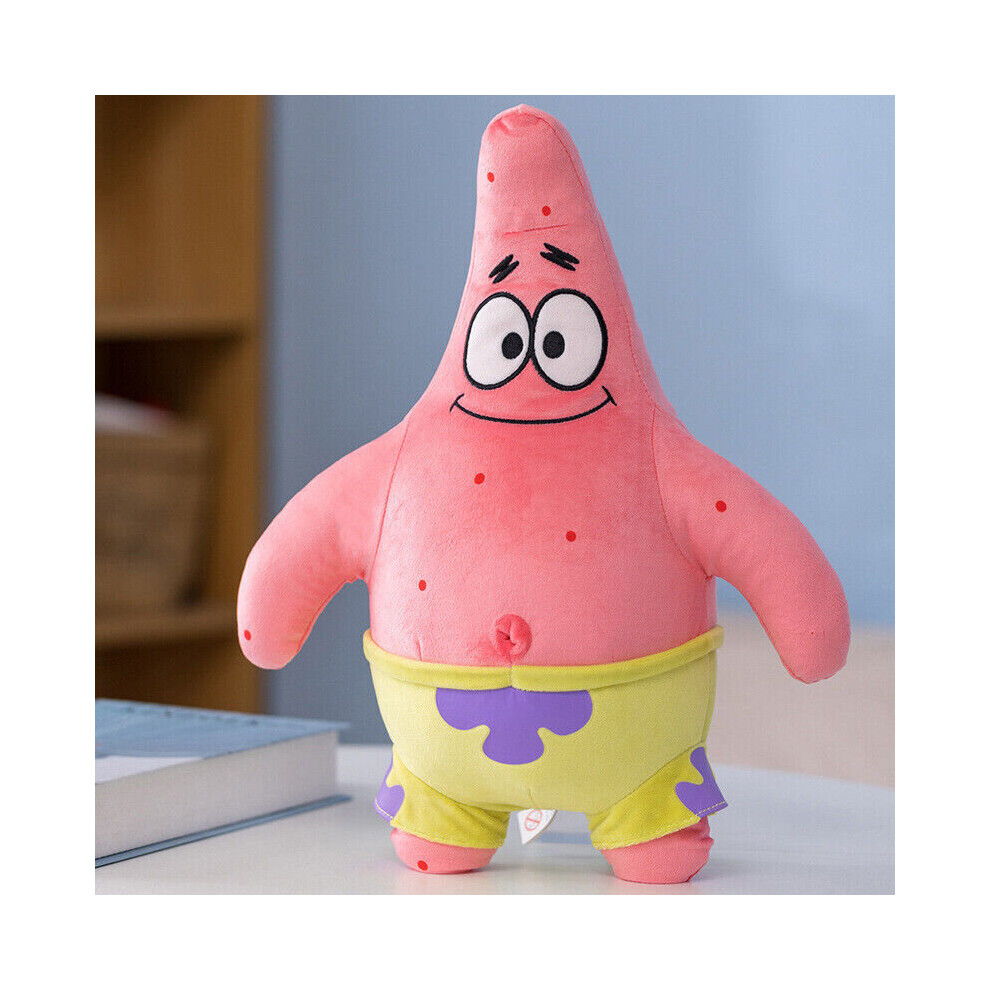 (38cm Patrick Star) Spongebob Plush Toy Patrick Star Soft Stuffed Doll