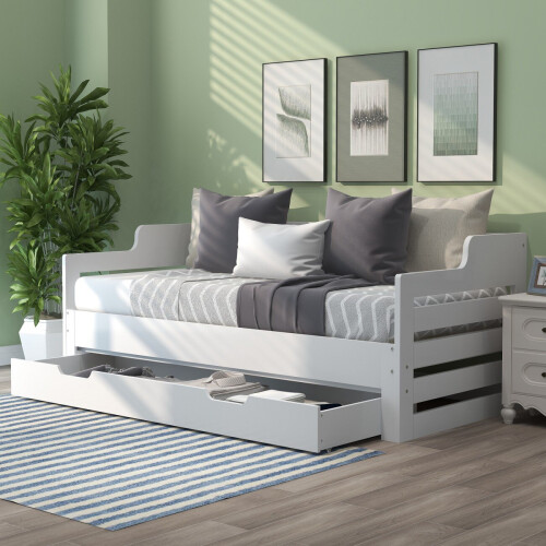 3FT Single Sofa Bed, Daybed, Cabin Bed with Drawer 1