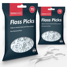 SOL 150pk Dental Floss Sticks - Premium, Durable Floss Picks for Easy, Effective Plaque Removal