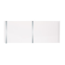 Starline Bathroom Ceiling Panels White & Chrome 250 x 2600mm Pack of 4 - 2.6m2