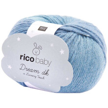 Rico Baby Double Knitting Wool Acrylic Wool Blend Washable Yarn - Aqua (025)